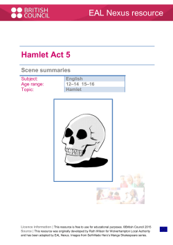 Scene summaries PDF - EAL Nexus