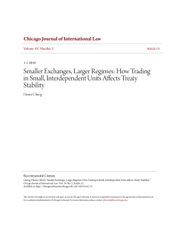 How Trading in Small, Interdependent Units Affects Treaty Stability