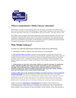 Click on this link - Mass Media Literacy