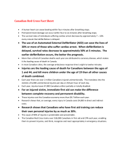 Canadian Red Cross Facts Sheet