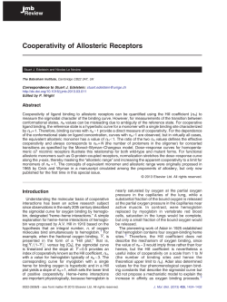Cooperativity of Allosteric Receptors