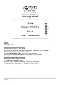 AS 2 - CCEA
