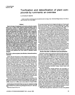 Toxification and detoxification of plant com