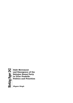 Full Paper() - Institute for Social and Economic Change