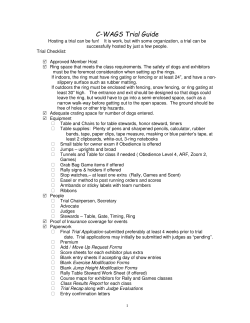 C-WAGS Trial Guide