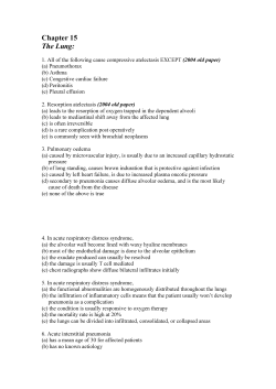 Lung MCQs