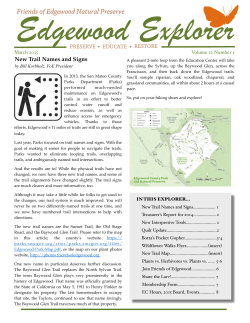 March - Friends of Edgewood