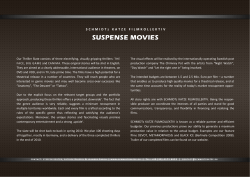 suspense movies - SCHMIDTz KATZE FILMKOLLEKTIV