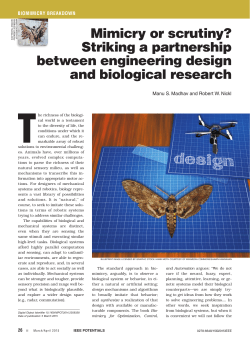 Mimicry or scrutiny? Striking a partnership between engineering