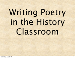 Apology Poems. . . When you don`t really mean it!