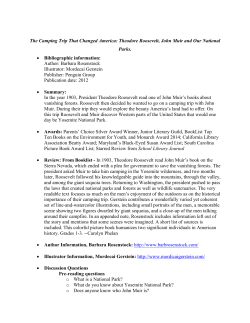 The Camping Trip That Changed America