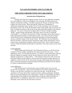 Navajo Mysteries and Culture, III