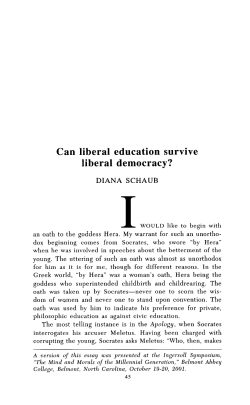 Can liberal education survive liberal democracy?