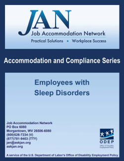 Employees with Sleep Disorders