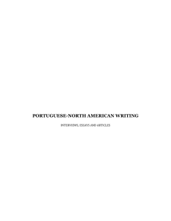 portuguese-north american writing