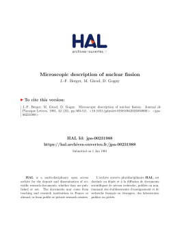 Microscopic description of nuclear fission