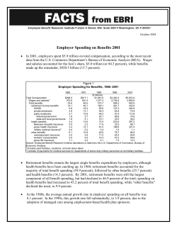 October 2002 - Employee Benefit Research Institute