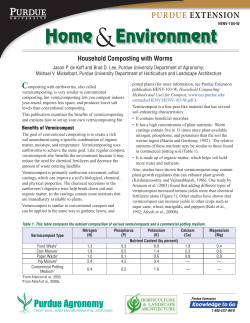 Household Composting with Worms