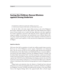Saving the Children: Rescue Missions against Strong Undertow