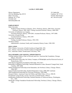 Curriculum vitae - American Bar Foundation