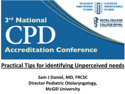 Daniel, Sam &ndash; Practical tips for identifying unperceived needs