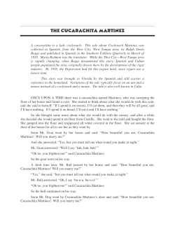 Cucarachita Martinez