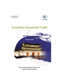 I. Overview of Competition Assessment