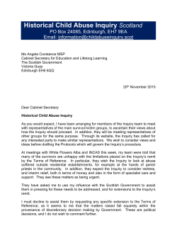 Letter from Chair to Cabinet Secretary 20 November 2015 20
