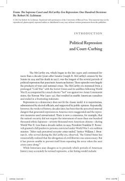 Political Repression and Court-Curbing