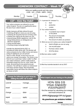 HOMEWORK CONTRACT &ndash; Week 19