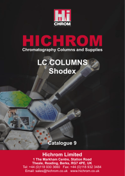 Shodex - Hichrom