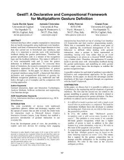 GestIT: A Declarative and Compositional Framework for