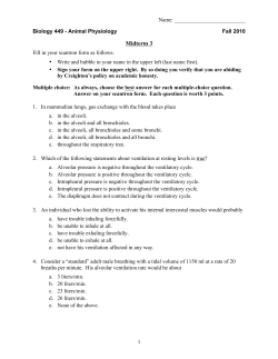 Bio 449 - Exam 3 - F2010