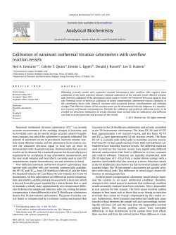 Calibration of nanowatt isothermal titration