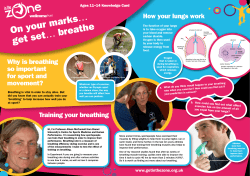 On your marks&hellip; get set&hellip; breathe