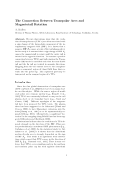 The Connection Between Transpolar Arcs and Magnetotail Rotation