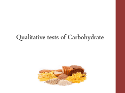 Qualitative tests of Carbohydrate