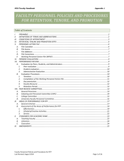 faculty handbook - Humboldt State University
