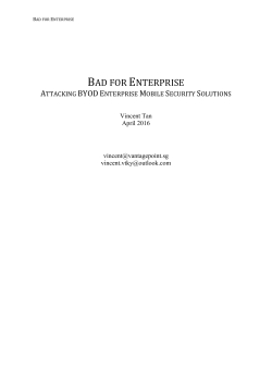 Bad for Enterprise