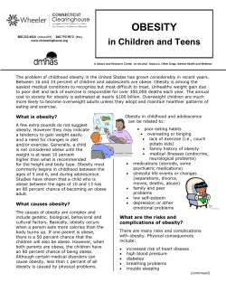 Obesity in Children and Teens