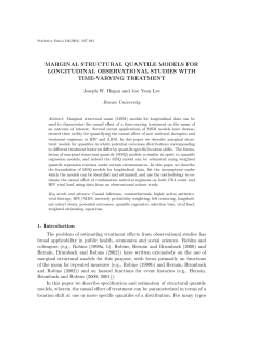 marginal structural quantile models for longitudinal observational