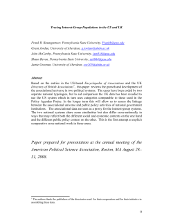 Tracing Interest-Group Populations in the US and UK.
