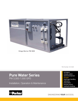 Pure Water Series - Village Marine Watermakers