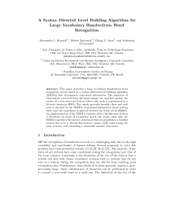 A syntax directed level building algorithm for large vocabulary
