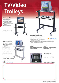 Data Projector Trolleys