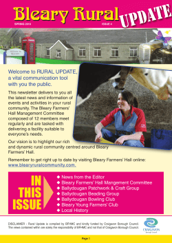 Bleary Rural Community