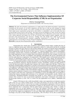 The Environmental Factors That Influence