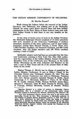 The Indian Mission Conference of Oklahoma