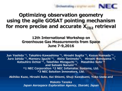 Optimizing observation geometry using the agile GOSAT pointing