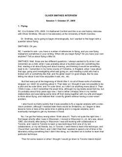 oliver smithies interview - UCLA Oral History of Human Genetics